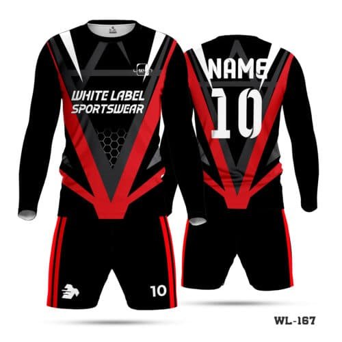 Premium Design Custom Black Football kits-WL-167 - Image 3