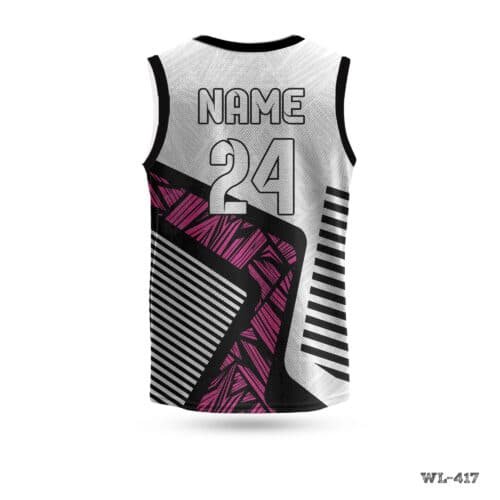 Best Quality Basketball Jersey for Man with Logo-WL-417 - Image 2