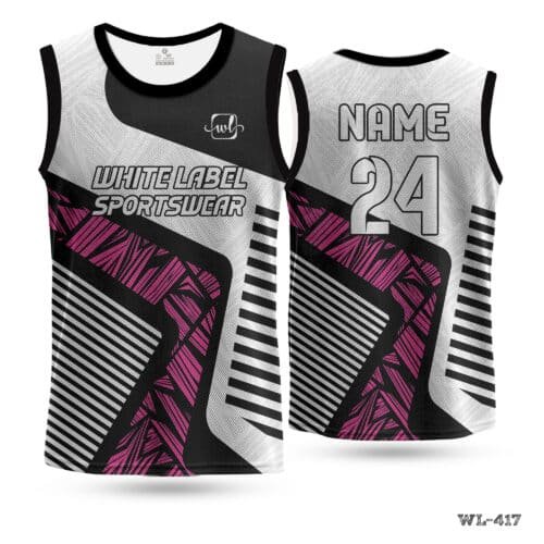 Best Quality Basketball Jersey for Man with Logo-WL-417 - Image 3