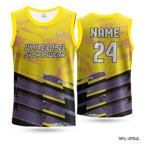 Unique Design Best Quality Basketball jerseys for Man-WL-470 - Image 3