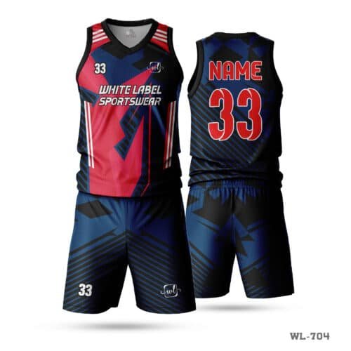 High Quality Basketball Uniform for Man with Logo-WL-704 - Image 3