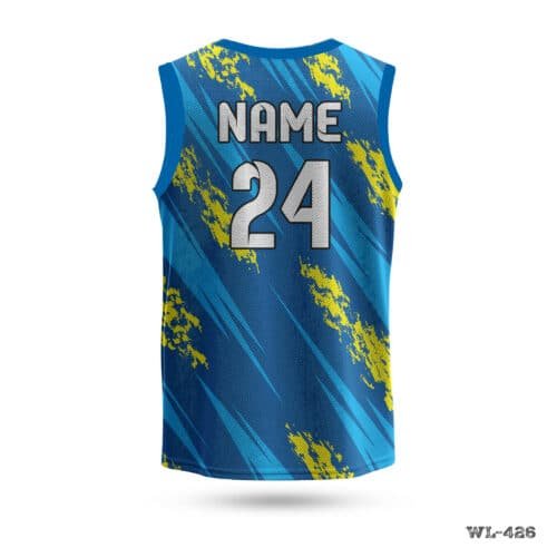 Best Basketball Jersey for Man with Sublimation Print-WL-426 - Image 2