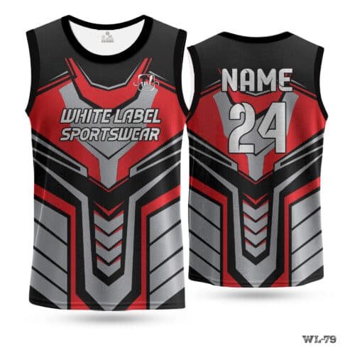 Men's Premium Quality Basketball Jersey With Customized Logo-WL-79 - Image 3