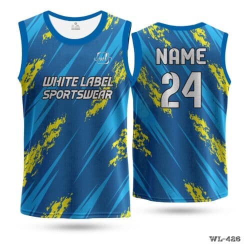 Best Basketball Jersey for Man with Sublimation Print-WL-426 - Image 3