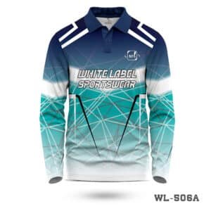 Custom Design Full Sleeve Cricket Jersey with Logo-WL-506A; Polo Custom Cricket Jersey Maker in UK; personalized cricket jersey design; premium design cricket clothes; personalized cricket jersey maker in uk;