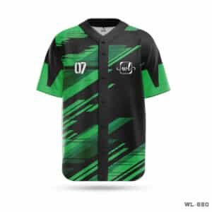 Custom Design Green Black Baseball Jersey with Logo; Half Sleeve Baseball Jersey Shirts with Name Number; Mens Baseball Jersey​ Maker in UK; Half Sleeve Baseball Jersey Shirt​ with Name Number; Half Sleeve Sublimation Print Baseball Jerseys Maker in UK; Baseball Jersey Shirts Custom​ Apparel Maker in UK; Custom Design Baseball Jersey Apparel Seller in UK; personalized baseball jersey design in uk; premium baseball jersey; best jersey maker in uk;