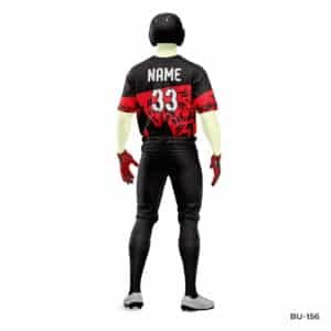 Custom Made Red Baseball Uniforms with Name Number; Half Sleeve Baseball Uniforms Maker in UK; Premium Design Custom Baseball Jersey Uniform Maker in UK; Premium Design Custom Baseball Jersey Uniform with Logo-WL-150; custom baseball uniform; best baseball jersey maker in uk; baseball kits; best basebaall uniform maker in uk; best basebaall uniform design;