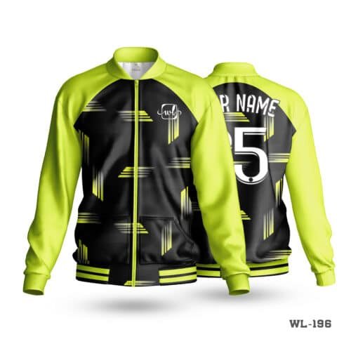 Custom Sports Team Jackets Maker in UK; Custom Sports Jacket Clothes with Name Number; premium design jackets; sports jacket manufacturer in uk;