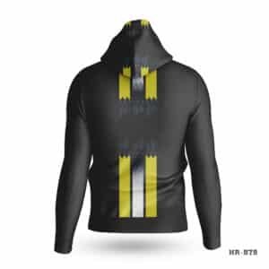 Customized Black Yellow Hoodie Design Online in USA; Black Premium Custom Hoodies with Logo; customizable hoodies; personalized sweatshirt; custom hoodies for men;