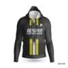 Customized Black Yellow Hoodie with Team Logo; Make custom made hoodie with Team Logo; personalized sweatshirt; custom hoodies for men;