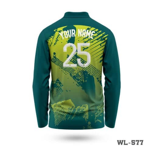 Full Sleeve Polo Custom Cricket Jersey with Name; Full Sleeve Polo Custom Cricket Jersey with Logo-WL-577; personalized cricket jersey design; premium design cricket clothes; personalized cricket jersey maker in uk;