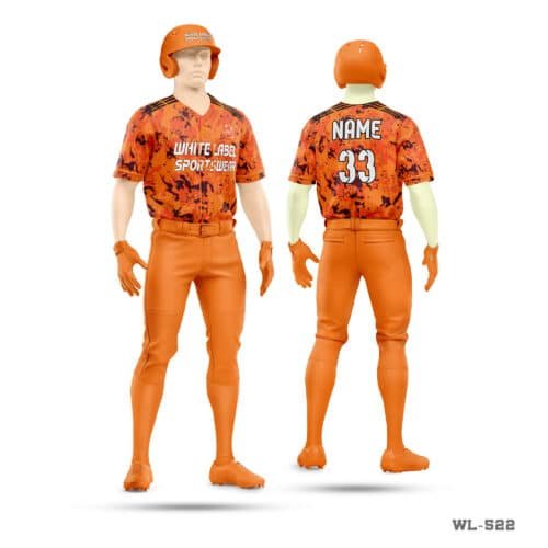 Orange Baseball Uniforms Maker in UK; Red and Black Baseball Uniforms Maker in UK; Green Baseball Uniforms Maker in UK; Printed Customized Design Green Baseball Uniforms-WL-521; Black Baseball Uniforms Maker in UK; Custom Youth Baseball Uniforms with Name Number; Custom Made Red Baseball Uniforms with Name Number; best basebaall uniform maker in uk; best basebaall uniform design;