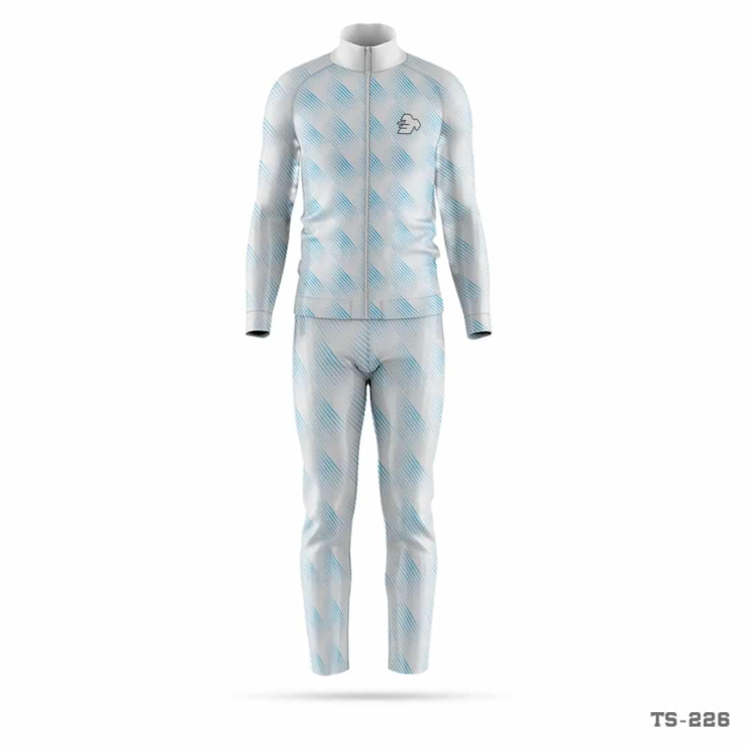 Premium Design Blue White Tracksuit with Logo 3 Premium Design Blue White Tracksuit with Logo; Sports Premium Black White Tracksuits with Logo; Premium Design Customized Polyester Tracksuits with Logo; sports polyester jersey; polyester tracksuit maker in USA; custom cricket tracksuits; personalized cricket jersey; sublimation cricket jersey maker in USA;