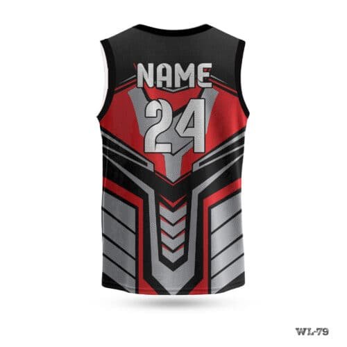 Men's Premium Quality Basketball Jersey With Customized Logo-WL-79 - Image 2