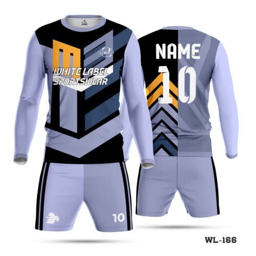 Sublimation Printed Design Unisex Custom Football Kit​-WL-166 - Image 3