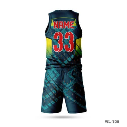 Premium Quality Men's Basketball Apparel​ with Logo-WL-708 - Image 2