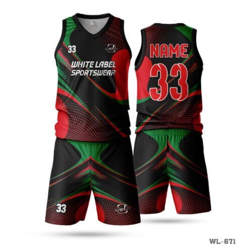 Top Quality Basketball Uniform For Man with Logo-WL-671 - Image 3