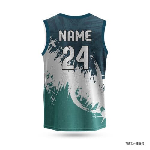 Man's Unique Basketball Jersey with Sublimation Print-WL-694 - Image 2