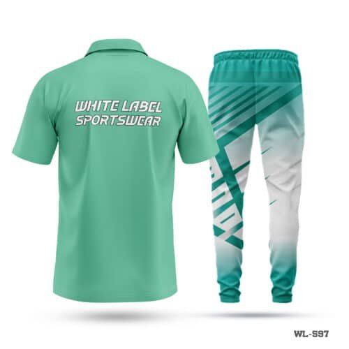 Polo Neck Customized Boys Cricket Kit with Name-WL-597 - Image 2