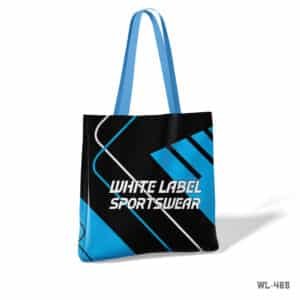 Blue Tote Bag; Comfortable Blue Tote Bag; All Over Printed Comfortable Blue Tote Bag;