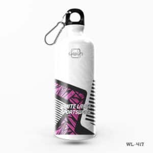 Pink Water Bottle; Pink Water Bottle with Logo; Water Bottle;