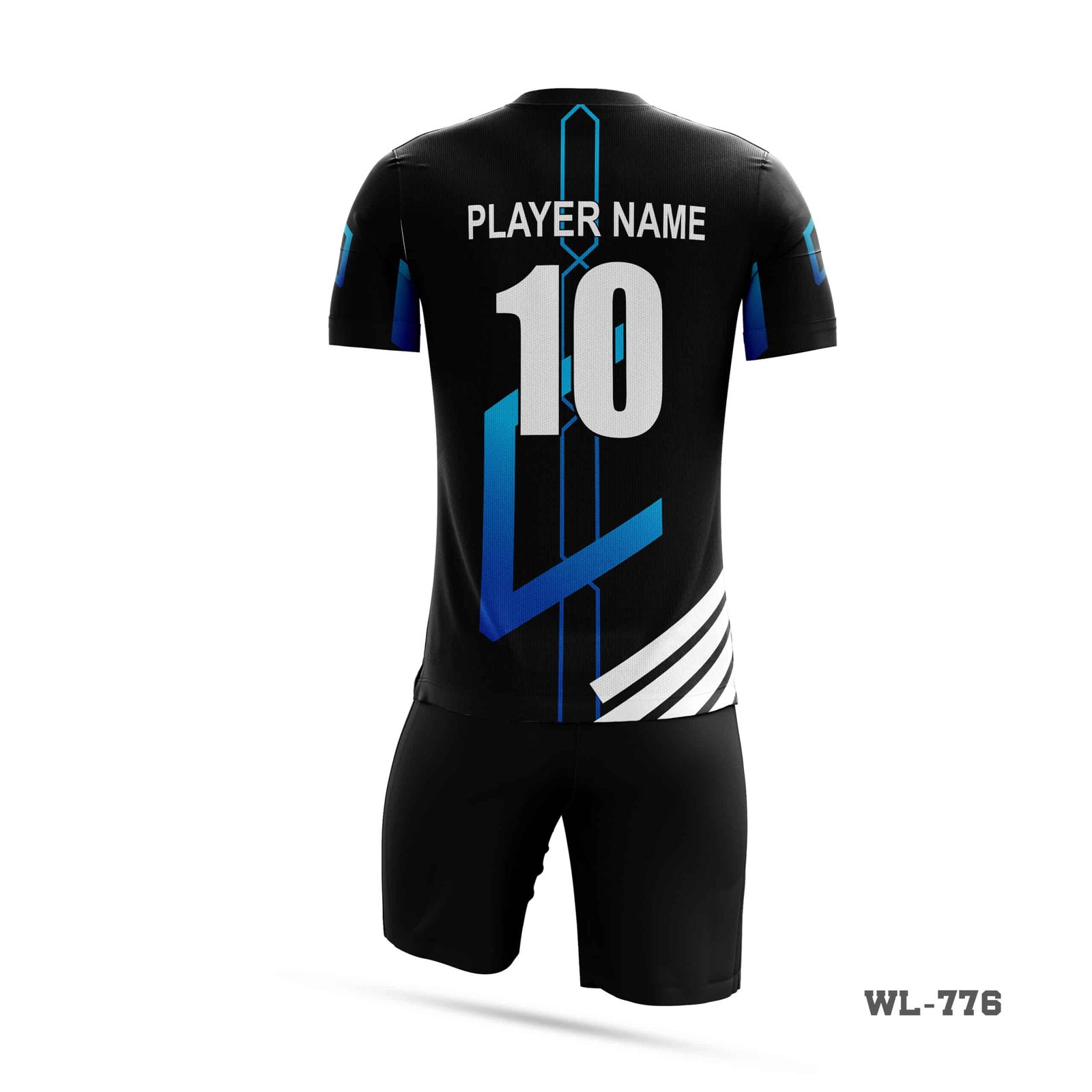 Round Neck Printed Black Blue Football Kit Uniform-WL-776 4 Black Blue Football Kit Uniform Seller in UK; Green White Football Uniforms Seller in England; Green White Football Uniforms with Name Number; Personalized Red Football Kit Apparel Maker in UK; Red White Football Uniform Maker in England; Premium Design Pink Blue Football Kit Maker in UK; Customized Green Football Kits Apparel Maker in England; Customized White Football Kits Maker in UK; Personalized Pink Football Uniforms Seller in UK; Premium Football Kits Apparel Seller in England; apparel maker in uk; football clothes supplier in UK;