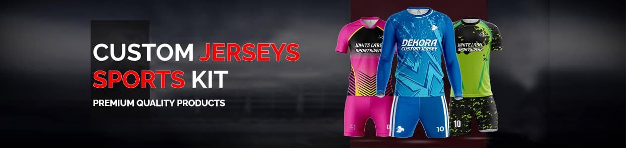 Custom jerseys Sports Kits Manufacturer in UK; sports kits maker in uk; premium custom jerseys design in uk; premium jerseys design in uk; best cricket kit maker in uk; personalized jersey design;