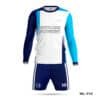 Full Sleeve Customized Navy Blue White Football Kits-WL-740; Customized Blue Black Football Kit Maker in England; Personalized Pink Football Uniforms Seller in UK; Premium Football Kits Apparel Seller in England; Customized Orange White Football Kit Maker in UK; Team Blue White Football Kit Seller in England; Custom Yellow White Football Kit Maker in UK; Custom Green and White Football Uniforms Seller in UK; Full Sleeve Red Blue Football Uniform Maker in England; Customized Team Football Uniform Seller in UK; apparel maker in uk; football clothes supplier in UK;