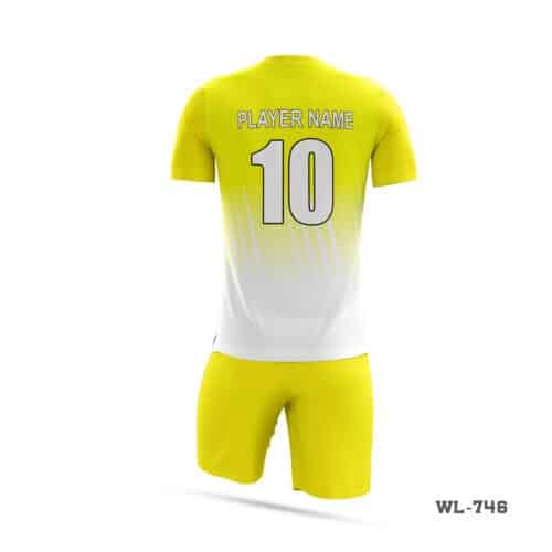 Yellow White Football Kit with Name Number; Green and White Football Uniforms Maker in UK; Full Sleeve Red Blue Football Uniform Maker in England; Half Sleeve Sublimated Print Red Football Kits Apparel-WL-773; Premium Team Football Uniform Maker in UK; Customized Team Football Uniform Seller in UK; Yellow and Black Football Uniforms Maker in England; Premium Fabrics Custom Design Black Red Football Kit-WL-770; Blue and Black Football Uniforms Maker in UK; apparel maker in uk; football clothes supplier in UK;