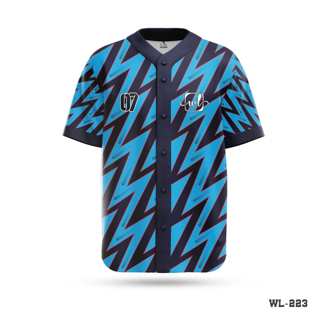 Authentic Design Customized Baseball Jersey Fit-WL-223 3 Authentic Design Customized Baseball Jersey Fit-WL-223; Sublimation Print Baseball Button Jersey with Logo-WL-216; Personalized Design Team Authentic Baseball Jerseys-WL-219; Half Sleeve Custom Athletics Baseball Jersey-WL-236; Half Sleeve Unique Design Affordable Baseball Jerseys-WL-271; Half Sleeve Premium Best Baseball Jerseys with Logo-WL-250; Half Sleeve Personalised Button Up Baseball Jersey-WL-265; custom team baseball jerseys;