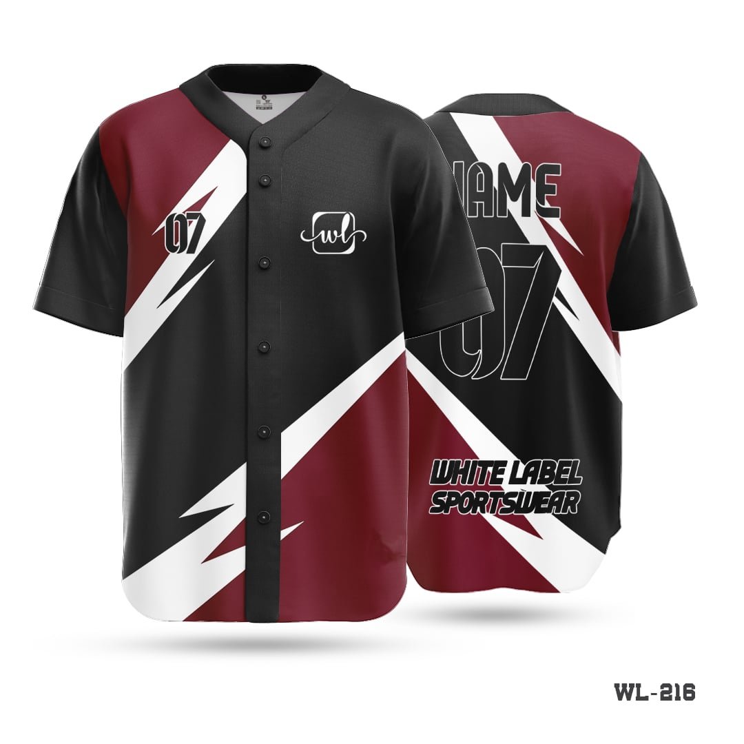Sublimation Print Baseball Button Jersey with Logo-WL-216 5 Baseball Button Jersey Maker in UK; Half Sleeve Printed Team Atlanta Baseball Jersey-WL-218; Half Sleeve Custom Athletics Baseball Jersey-WL-236; Half Sleeve Unique Design Affordable Baseball Jerseys-WL-271; Personalized Baseball Jersey Seller in UK; Half Sleeve Premium Best Baseball Jerseys with Logo-WL-250; Half Sleeve Personalised Button Up Baseball Jersey-WL-265; custom team baseball jerseys;