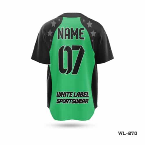 Baseball Jerseys Green Black Kit Seller in UK; Half Sleeve Custom Made Baseball Blue Jersey-WL-230; Premium Design Half Sleeve White Jersey Baseball Kit-WL-225; Custom Made Premium Design White Baseball Jersey-WL-295; Half Sleeve Polyester Custom Royals Baseball Jersey-WL-193; Unique Design Baseball Jersey Button Shirt with Logo-WL-254; Custom Made Design Team Baseball Jersey Clothing-WL-303; custom team baseball jerseys;