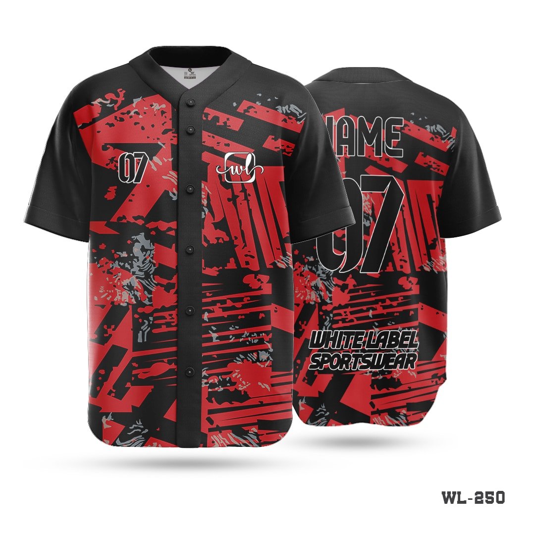 Half Sleeve Premium Best Baseball Jerseys with Logo-WL-250 5 Half Sleeve Premium Best Baseball Jerseys with Logo-WL-250 - Image 3