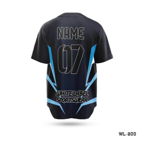 Black and Blue Baseball Jersey Seller in UK; Personalized Design Best Jerseys in Baseball Kit-WL-185; Sublimation Print Custom Baseball Uniform Jerseys-WL-195; Half Sleeve Baseball Team Jerseys with Logo-WL-184; Personalized Design Team Baseball T Shirt Jersey-WL-196; Personalized Baseball Sublimation Jerseys with Logo-WL-198; Half Sleeve Team Baseball Jersey White Black Kit-WL-279; Personalized Design Team Authentic Baseball Jerseys-WL-219;