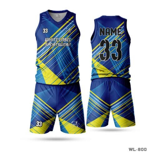 Blue and Yellow Basketball Uniform Maker in UK; Basketball Uniform Green Apparel Maker in UK; Best Basketball Uniform Design with Name Number; Best Basketball Uniforms Maker in UK; Basketball Jersey Kit Apparel Maker in UK; Premium Design Sublimation Print Basketball Kits-WL-779; Custom Made Mens Basketball Kit Seller in UK; Custom Basketball Kits Maker in UK; basketball kit; best basketball uniform;