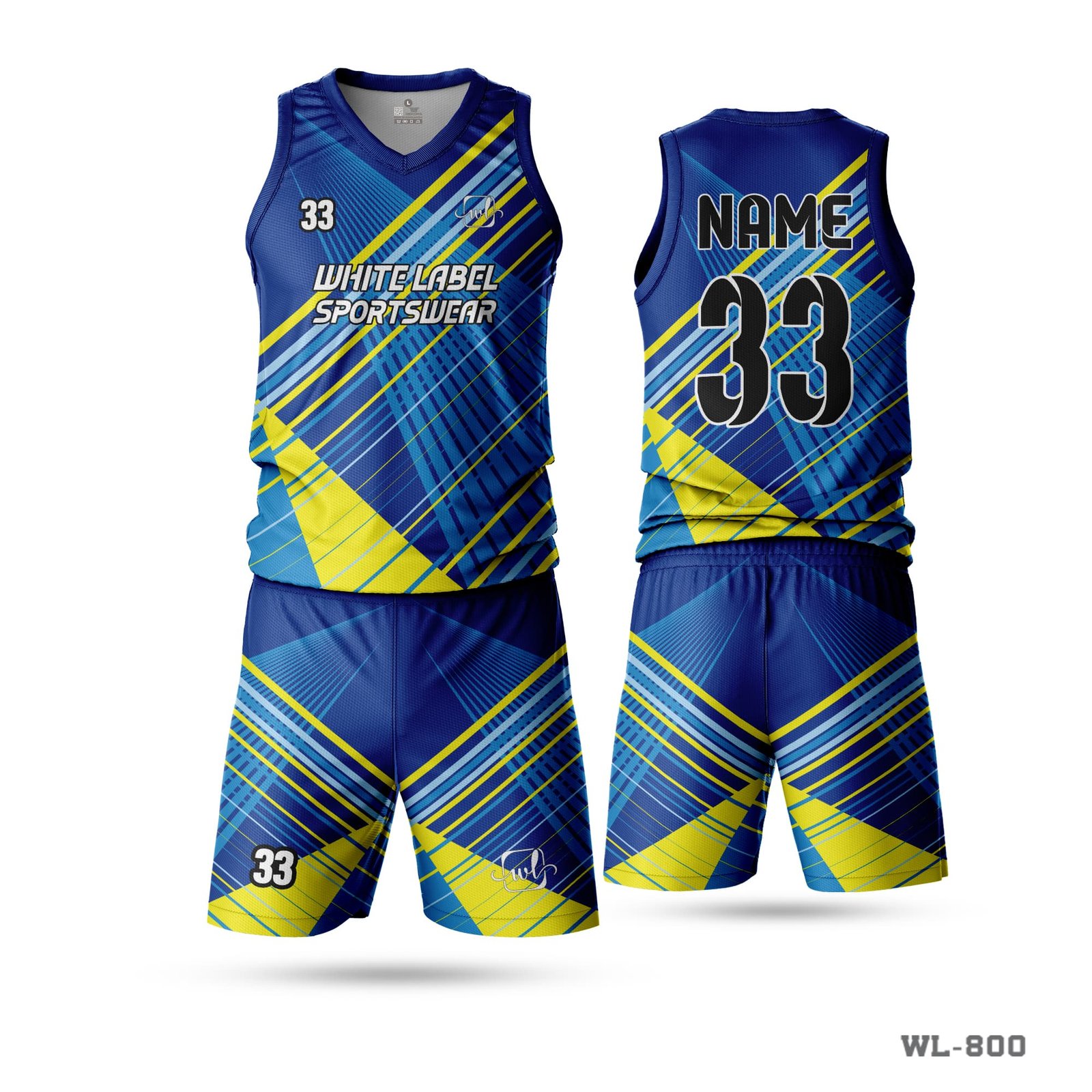 Premium Design Blue and Yellow Basketball Uniform-WL-800 5 Blue and Yellow Basketball Uniform Maker in UK; Basketball Uniform Green Apparel Maker in UK; Best Basketball Uniform Design with Name Number; Best Basketball Uniforms Maker in UK; Basketball Jersey Kit Apparel Maker in UK; Premium Design Sublimation Print Basketball Kits-WL-779; Custom Made Mens Basketball Kit Seller in UK; Custom Basketball Kits Maker in UK; basketball kit; best basketball uniform;
