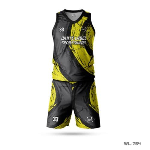 Custom Made Black and Yellow Basketball Uniforms-WL-754; Sleeveless Premium Design Gray Basketball Uniform-WL-841; Premium Design Blue and Yellow Basketball Uniform-WL-800; Basketball Uniform Green Apparel Maker in UK; Best Basketball Uniforms Maker in UK; Custom Made Mens Basketball Kit Seller in UK; Custom Basketball Kits Maker in UK; basketball kit; best basketball uniform;