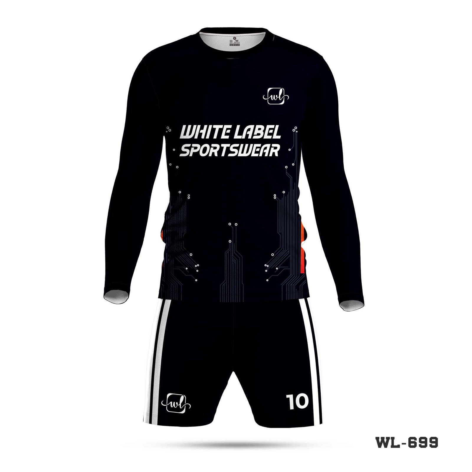 Full Sleeve Unique Design Black Football Kit-WL-699 3 Full Sleeve Unique Design Black Football Kit-WL-699; Black and Green Football Kit with Name Number; Full Sleeve Best Customize Football Kit with Logo-WL-697; Team Football Kits White Uniform Seller in UK; Orange Black Football Kit with Name Number; Green and White Football Kits Maker in UK; Printed Football Kit Manufacturer in UK; Green and Yellow Football Kits Seller in UK; Round Neck Customized Blue Football Kit Uniform-WL-705; Best Football Kit Maker in UK; apparel maker in uk; football clothes supplier in UK;