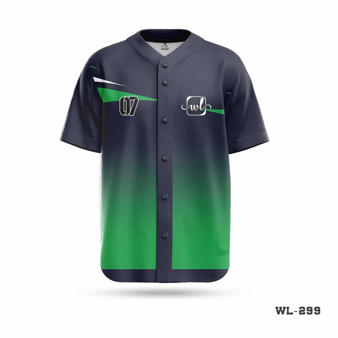 Half Sleeve Best Green and Black Baseball Jersey-WL-299 3 Half Sleeve Best Green and Black Baseball Jersey-WL-299; Custom Made Premium Cheap Baseball Jerseys-WL-287; Sublimation Half Sleeve Yellow Blue Baseball Jersey-WL-259; Half Sleeve Custom Made Baseball Blue Jersey-WL-230; Premium Design Half Sleeve White Jersey Baseball Kit-WL-225; Custom Made Premium Design White Baseball Jersey-WL-295; Half Sleeve Personalised Button Up Baseball Jersey-WL-265; custom team baseball jerseys;