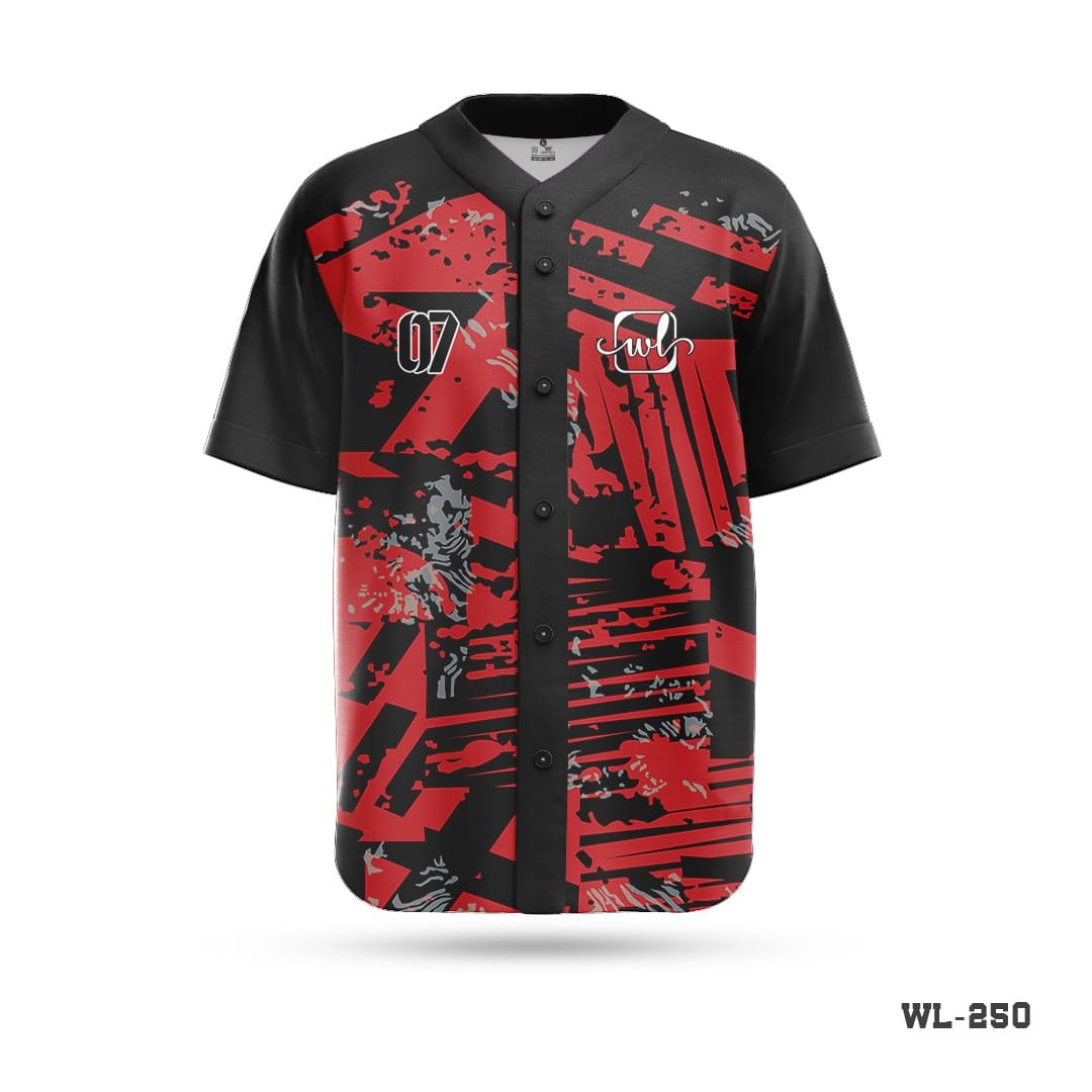 Half Sleeve Premium Best Baseball Jerseys with Logo-WL-250 3 Half Sleeve Premium Best Baseball Jerseys with Logo-WL-250