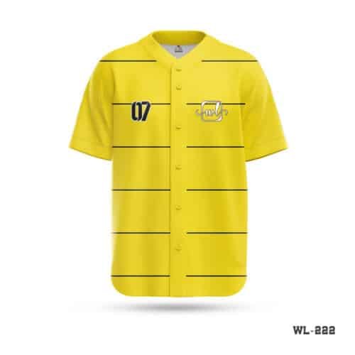 Half Sleeve Team Baseball Jersey Yellow Kit-WL-222; Half Sleeve Team Baseball Jersey White Black Kit-WL-279; Customized Baseball Jersey T Shirt Dress with Logo-WL-240; Custom Made Baseball Jersey Style Men Apparel-WL-190; Personalized Design Baseball Jersey Red and Black Kit-WL-286; Half Sleeve Custom Baseball Jersey Navy Blue Kit-WL-172; Personalized Design Team Authentic Baseball Jerseys-WL-219; custom team baseball jerseys;