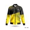 Men's Black Sports Jacket; Men's Black Sports Jacket with Logo; Men's Black Sports Jacket with Custom Logo; Men's Black Sports Jacket with Sublimation Print;