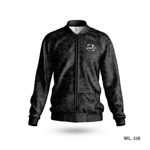 Mens Black Sports Jacket; Black Sports Jacket; Mens Black Sports Jacket with Logo; Mens Black Sports Jacket with Custom Design;
