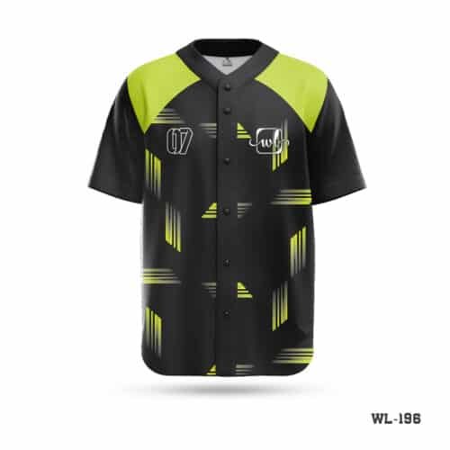 Baseball T Shirt Jersey Maker in UK; Personalized Baseball Sublimation Jerseys with Logo-WL-198; Half Sleeve Customized Baseball Style Jersey Shirt-WL-173; Sublimation Print Half Sleeve Baseball Player Jersey-WL-183; Premium Design Baseball New Jersey with Logo-WL-179; Baseball Jersey Yellow Kit with Name Number; Personalized Design Team Authentic Baseball Jerseys-WL-219; custom team baseball jerseys;