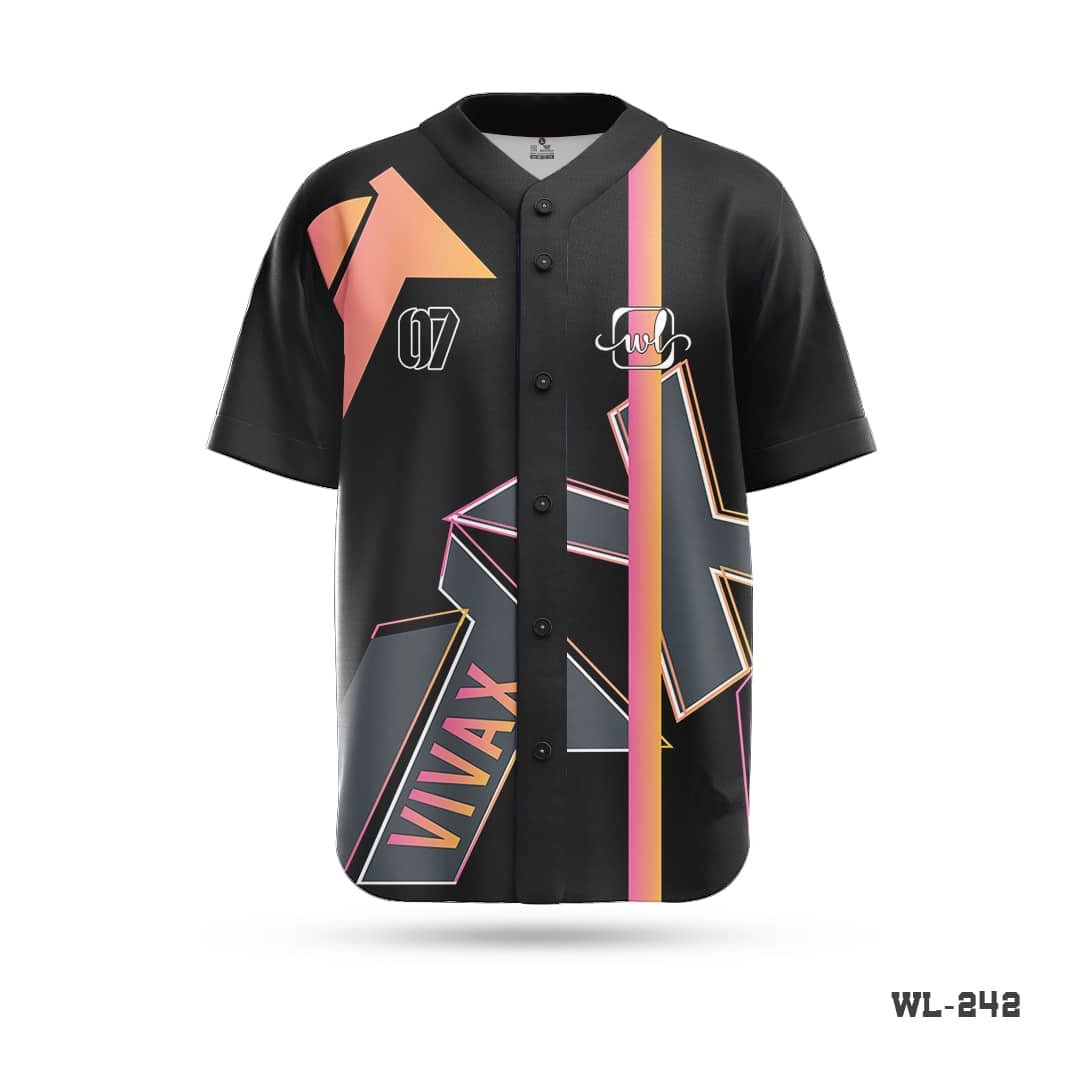 Personalized Team Baseball Jersey Design with Logo-WL-242 3 Personalized Team Baseball Jersey Design with Logo-WL-242; Sublimation Print Baseball Button Jersey with Logo-WL-216; Personalized Design Team Authentic Baseball Jerseys-WL-219; Half Sleeve Custom Athletics Baseball Jersey-WL-236; Half Sleeve Unique Design Affordable Baseball Jerseys-WL-271; Half Sleeve Polyester Fabrics Pride Baseball Jersey-WL-209; Half Sleeve Premium Best Baseball Jerseys with Logo-WL-250; custom team baseball jerseys;