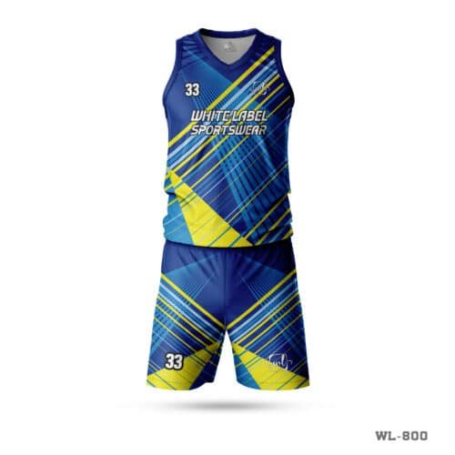 Premium Design Blue and Yellow Basketball Uniform-WL-800; Basketball Uniform Green Apparel Maker in UK; Best Basketball Uniform Design with Name Number; Best Basketball Uniforms Maker in UK; Basketball Jersey Kit Apparel Maker in UK; Mens Basketball Kits Seller in UK; Custom Made Mens Basketball Kit Seller in UK; Custom Basketball Kits Maker in UK; basketball kit; best basketball uniform;
