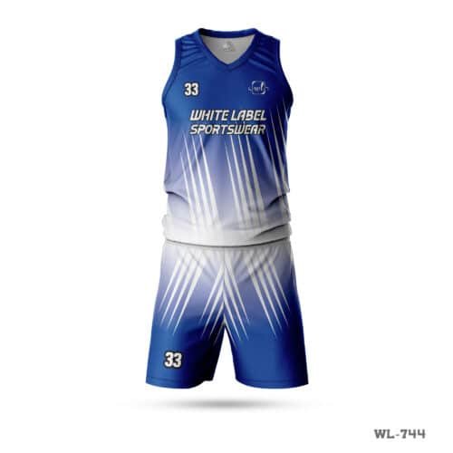 Premium Design Sublimated Basketball Team Kit-WL-744; Basketball Kits Design Sportswear Seller in UK; Basketball Uniform Style Maker in UK; best basketball uniform;
