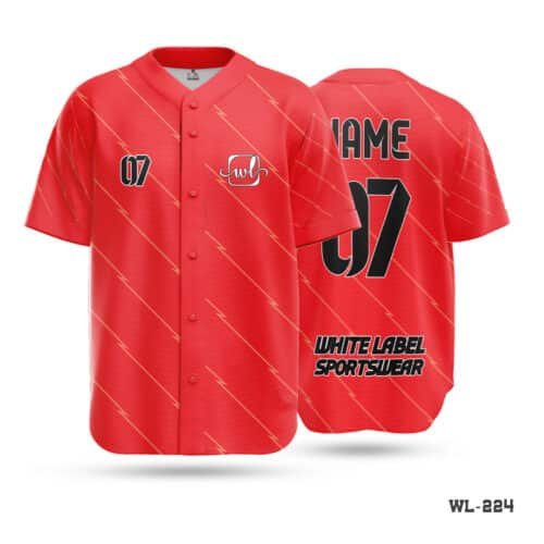 Red Baseball Jersey Maker in UK; Half Sleeve Best Green and Black Baseball Jersey-WL-299; Custom Made Premium Cheap Baseball Jerseys-WL-287; Sublimation Half Sleeve Yellow Blue Baseball Jersey-WL-259; Half Sleeve Custom Made Baseball Blue Jersey-WL-230; Custom Made Premium Design White Baseball Jersey-WL-295; Half Sleeve Personalised Button Up Baseball Jersey-WL-265; custom team baseball jerseys;