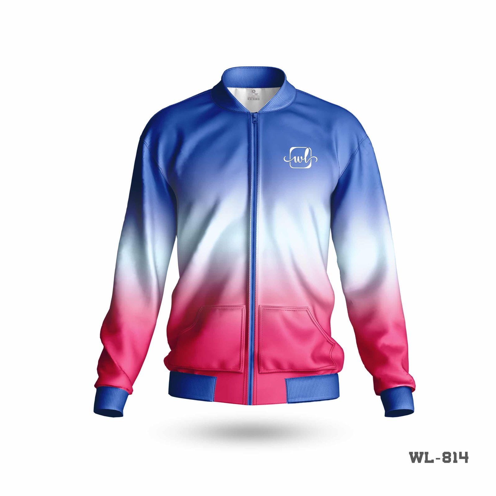 Sublimation Printed Red Winter Jacket-WL-814 3 Red Winter Jacket; Red Winter Jacket with Logo; Red Winter Jacket with Customized logo; Sublimation Printed Red Winter Jacket;