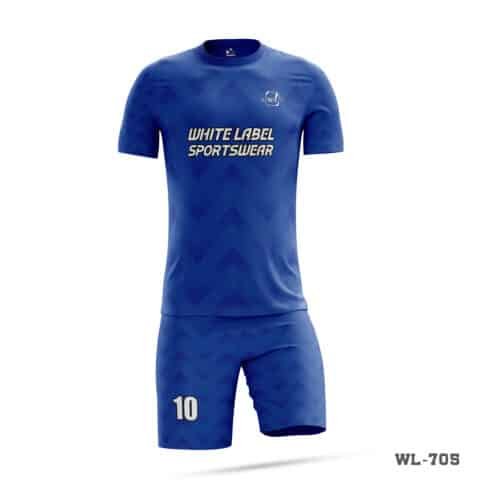 Round Neck Customized Blue Football Kit Uniform-WL-705; Navy Blue football Kits Apparel Maker in UK; Best Football Kit Maker in UK; Red and Black Football Kit Maker in UK; Custom Red Blue Football Kit Seller in UK; Best Pink Football Kits Apprel Seller in UK; Green Football Kit Teams Apparel Maker in London; Best White Football Kits Seller in UK; V-Neck Sublimated Print Black and Yellow Football Kit-WL-722; Green Football Kit​ Maker in UK; apparel maker in uk; football clothes supplier in UK;